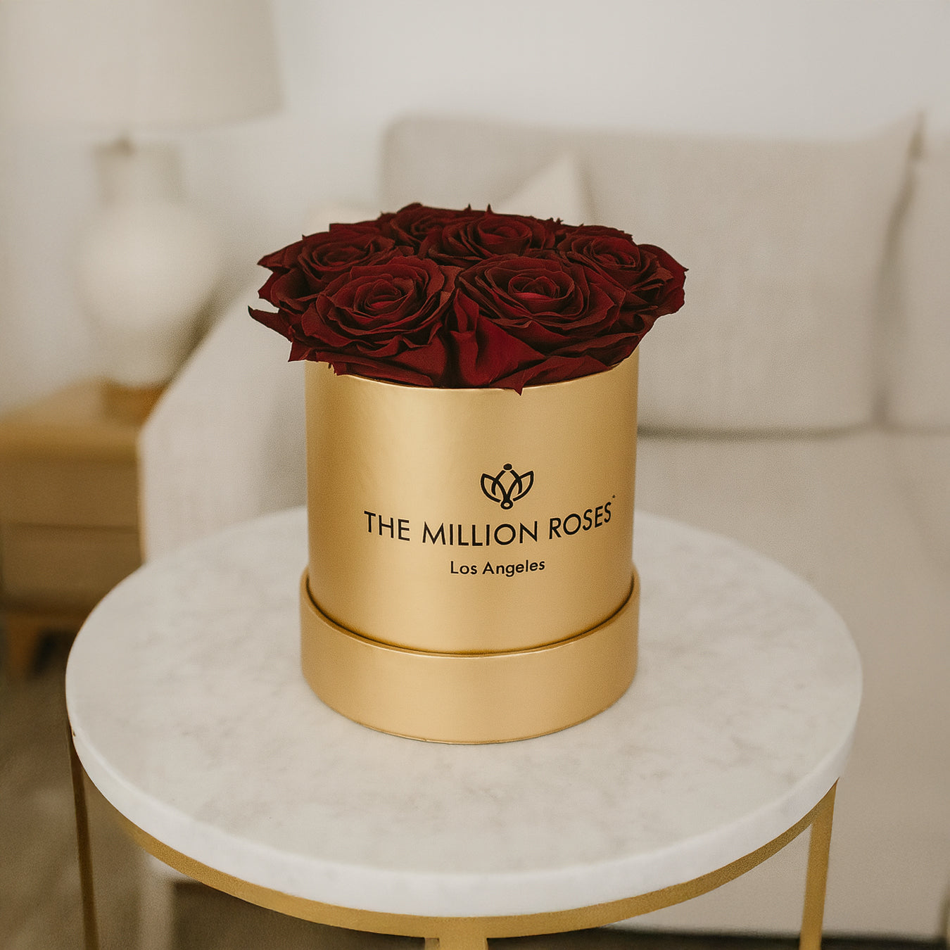 Basic Gold Box | Burgundy Roses