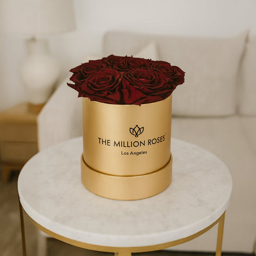 Basic Gold Box | Burgundy Roses